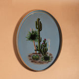 Hand-Painted Cactus Tray