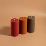 Fluted Pillar Candle