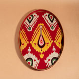 Hand-Painted Ikat Tray