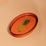 Hand-Painted Pineapple Tray