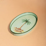 Hand-Painted Palm Tree Tray