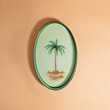 Hand-Painted Palm Tree Tray