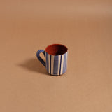 Ceramic Cabana Pattern Mug (Blue)