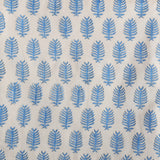 Indian Block Print Euro Shams (Set of 2) - Blue Fern