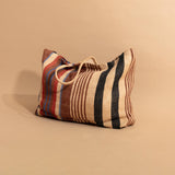 Maison Bengal Oversized Jute Tote - Multi Colored Stripe